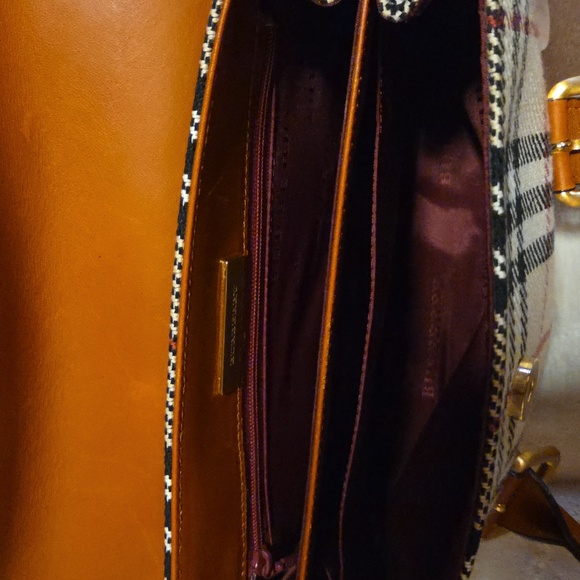 Burberry Brown and Cream Plaid Small Satchel - Picture 7 of 11